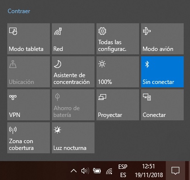 ¿Cómo activar el Bluetooth en mi PC Windows 10?