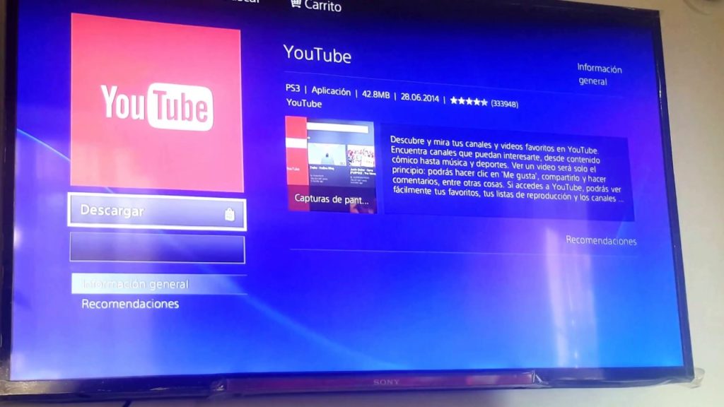 ¿Cómo descargar YouTube en PS4 Latinoamérica?