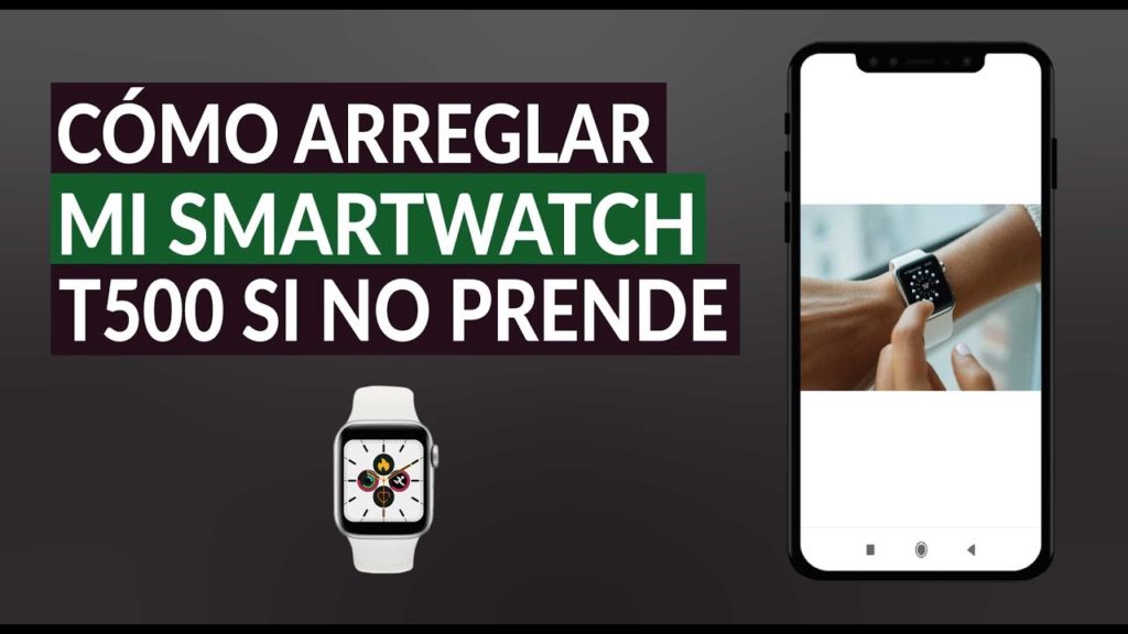 ¿Qué hacer si mi smartwatch no prende?