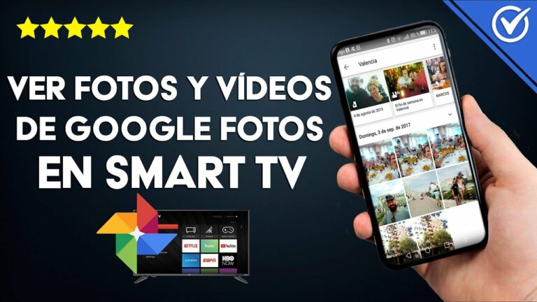 Como proyectar fotos en smart tv