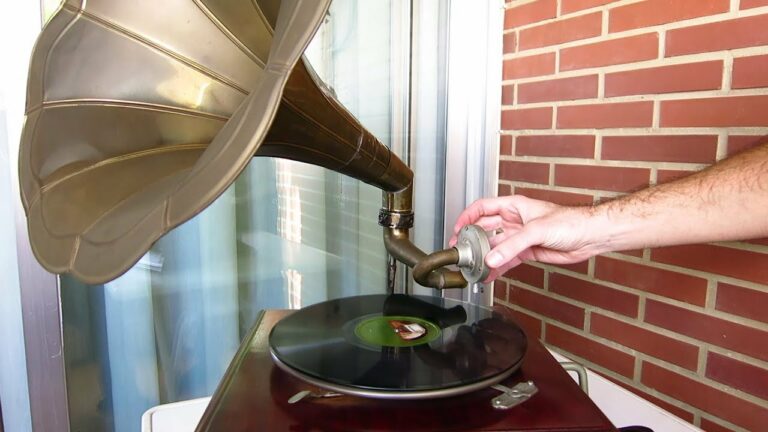 Como funciona el gramofono